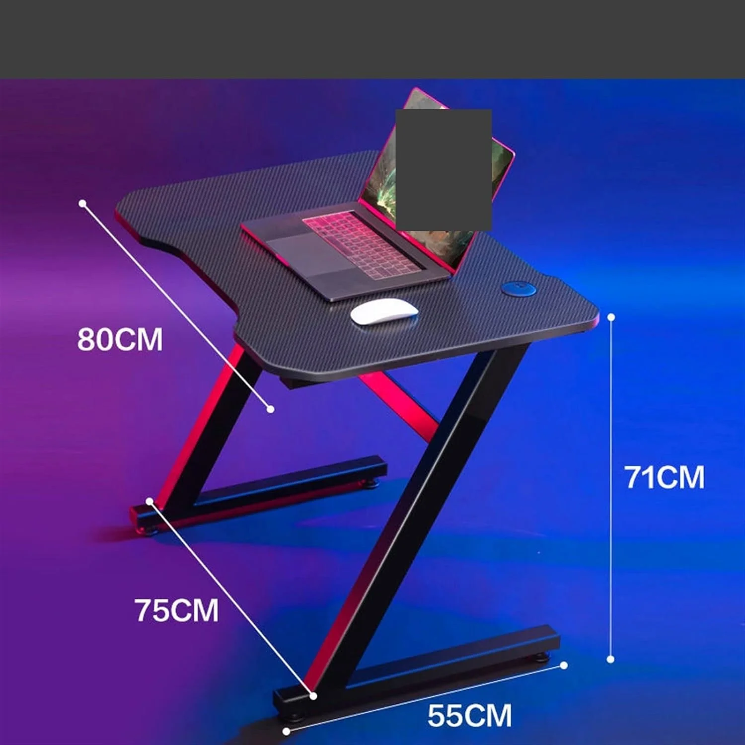 میز کار، میز بازی های رایانه ای و ست صندلی، مناسب کامپیوتر، بازی، منزل، خوابگاه و اداره