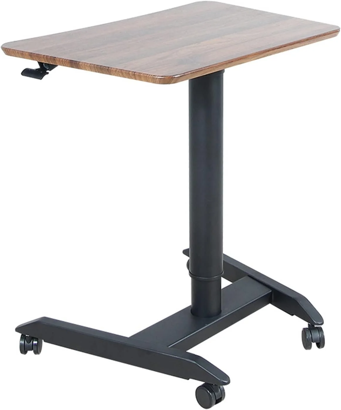 میز کار ZKSKOX پنوماتیک با قابلیت تنظیم ارتفاع خودکار، میز کنار تخت متحرک برای مطالعه، سکوی کامپیوتر اداری میز کار ZKSKOX پنوماتیک با قابلیت تنظیم ارتفاع خودکار، میز کنار تخت متحرک برای مطالعه، سکوی کامپیوتر اداری