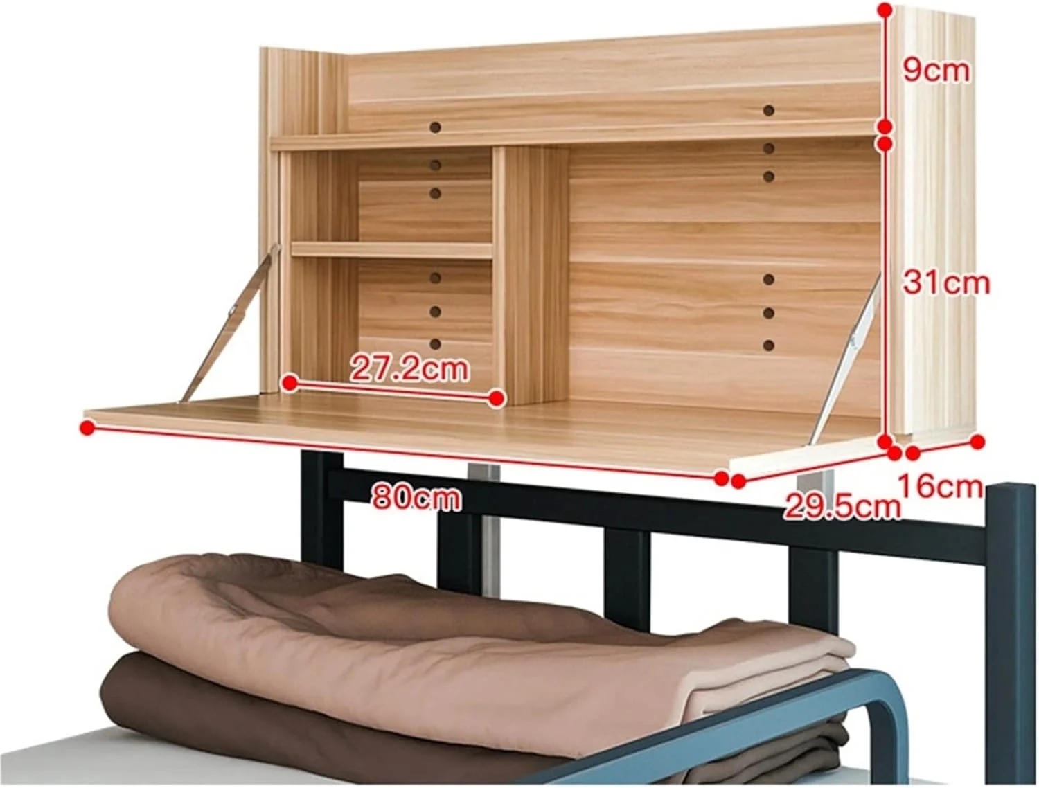 میز کار تاشو مناسب برای تخت خواب، خوابگاه و استفاده در حالت درازکش