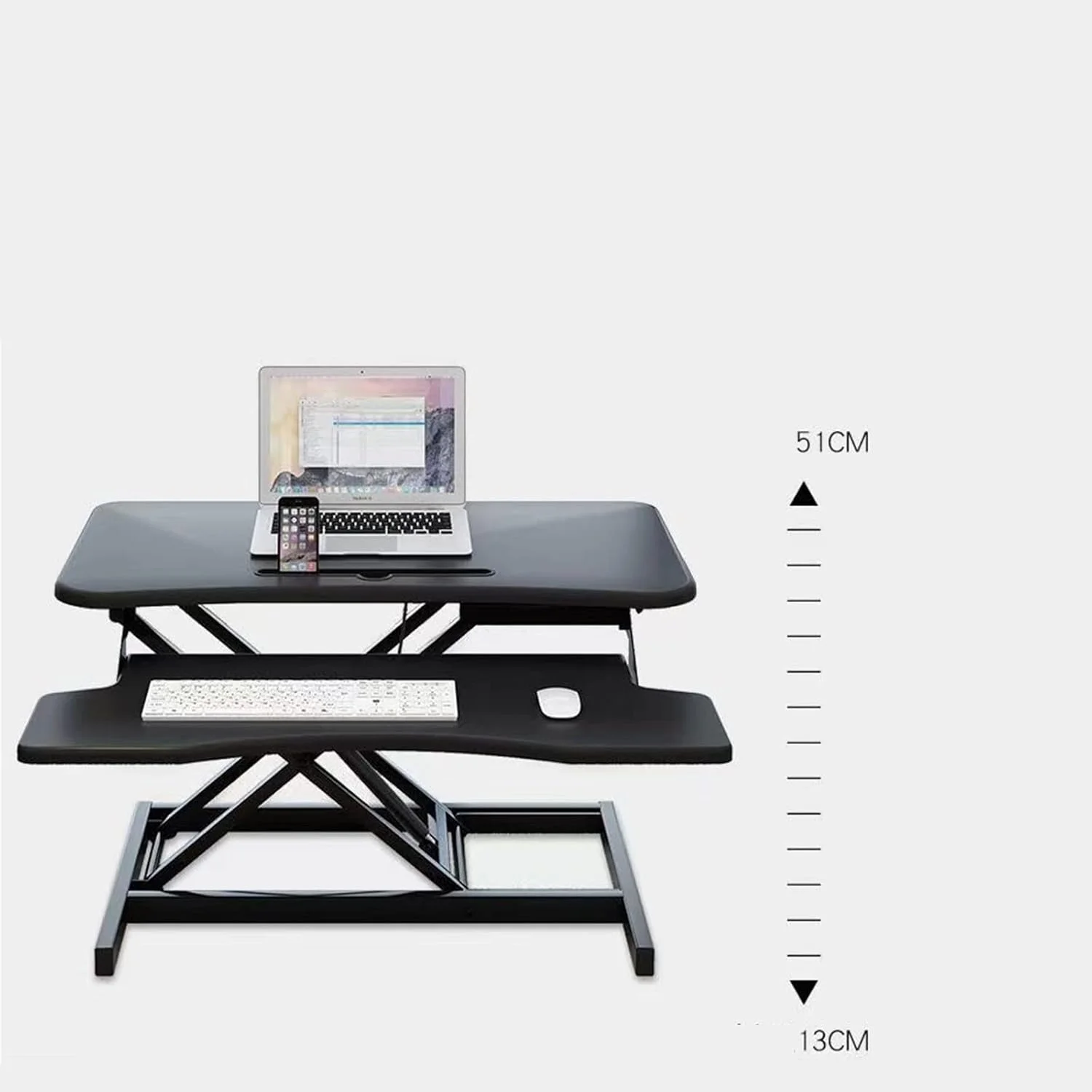 میز کار ZKSKOX، میز کامپیوتر ایستاده، میز بالابر، سکوی اداری، پشتیبانی از لپ تاپ
