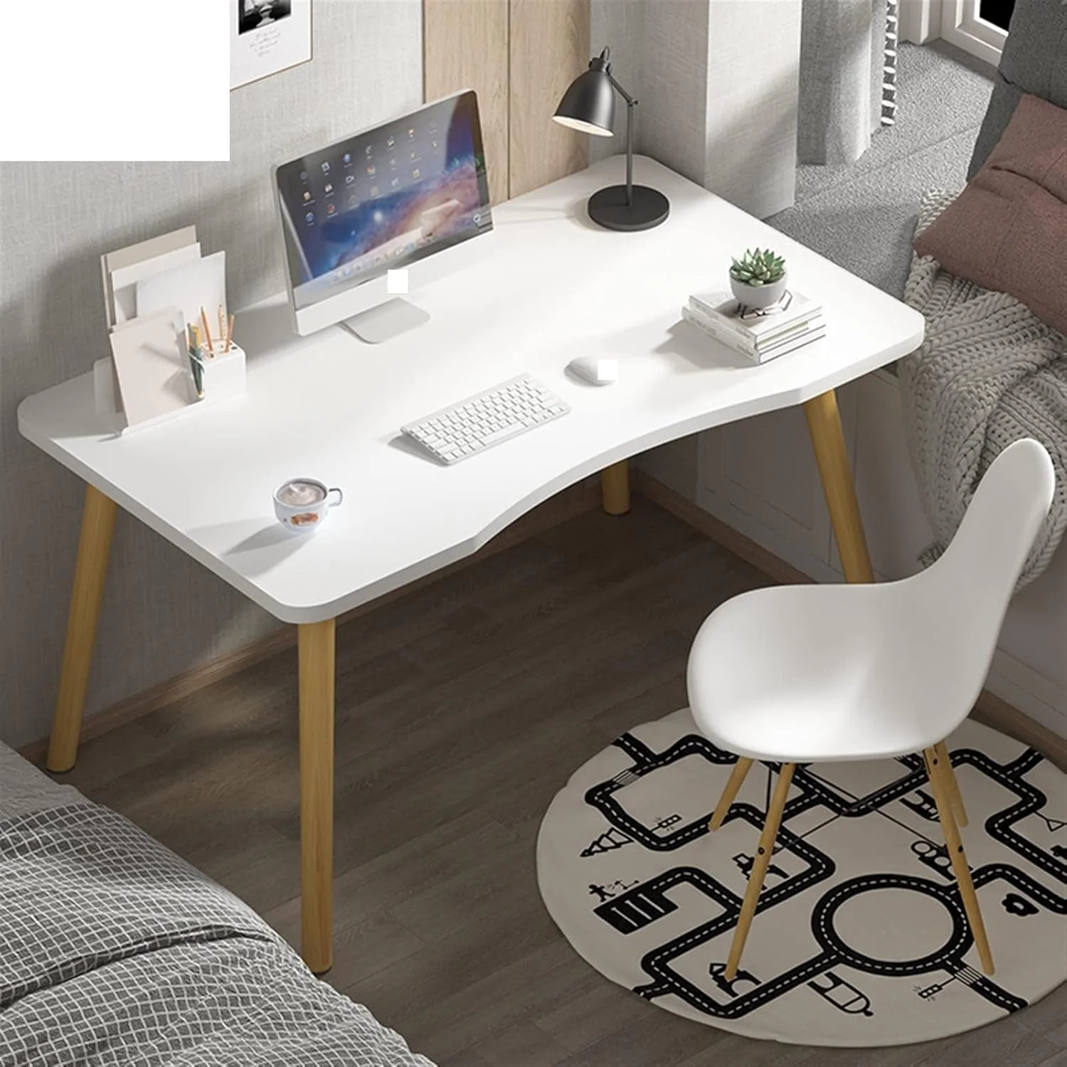 میز کار، میز کامپیوتر رومیزی، مناسب دفتر کار، منزل، اتاق خواب، مطالعه و نوشتن میز کار، میز کامپیوتر رومیزی، مناسب دفتر کار، منزل، اتاق خواب، مطالعه و نوشتن