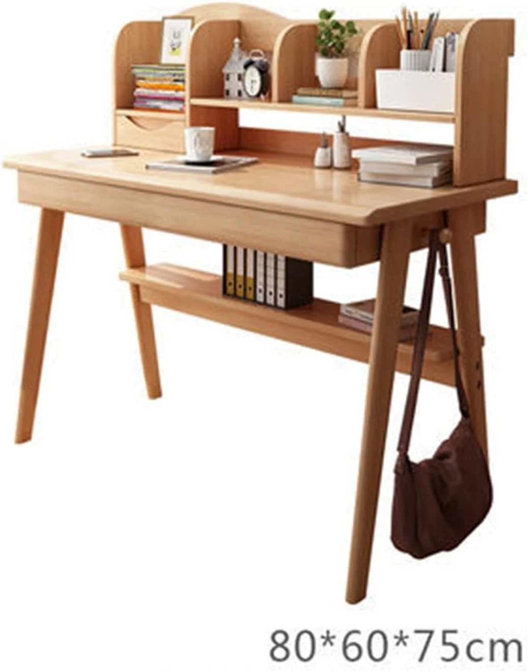 میز کار ZKSKOX، میز کامپیوتر، مناسب دفتر کار خانگی و مطالعه دانش آموزی به همراه کشو و قفسه کتاب میز کار ZKSKOX، میز کامپیوتر، مناسب دفتر کار خانگی و مطالعه دانش آموزی به همراه کشو و قفسه کتاب