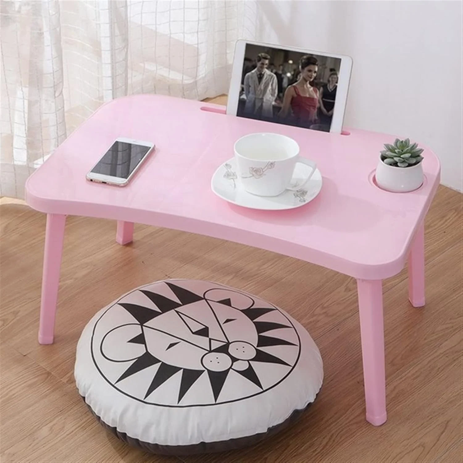 میز کار ZKSKOX، میز تنبل، کامپیوتر قابل حمل، کوچک، تخته ای، تخت تاشو، خوابگاه دانشجویی میز کار ZKSKOX، میز تنبل، کامپیوتر قابل حمل، کوچک، تخته ای، تخت تاشو، خوابگاه دانشجویی