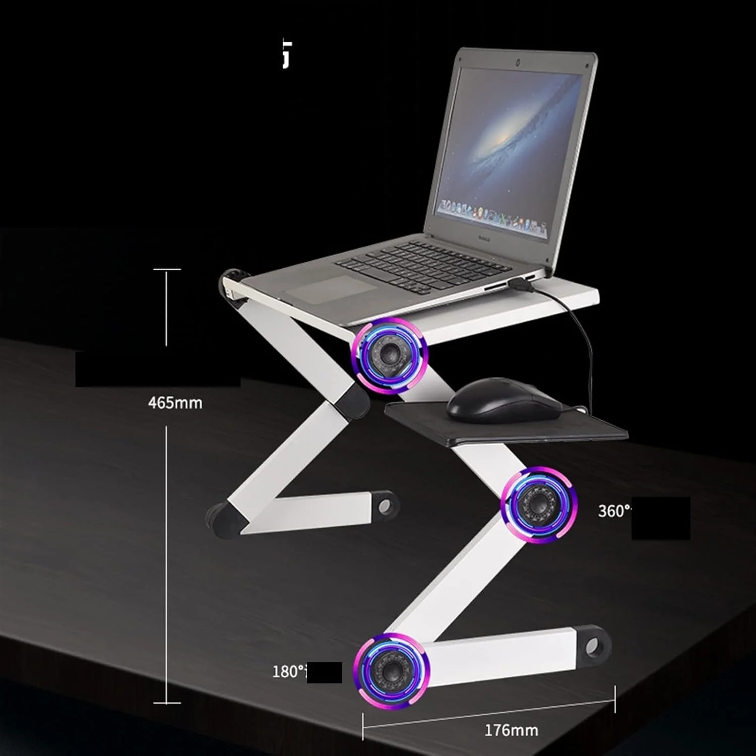 میز کار تاشو ZKSKOX برای لپتاپ، مناسب افراد کمحوصله، میز کامپیوتر تاشو، پایه نگهدارنده، میز متحرک، قابل استفاده روی تخت، مناسب برای دفتر کار و منزل میز کار تاشو ZKSKOX برای لپتاپ، مناسب افراد کمحوصله، میز کامپیوتر تاشو، پایه نگهدارنده، میز متحرک، قابل استفاده روی تخت، مناسب برای دفتر کار و منزل