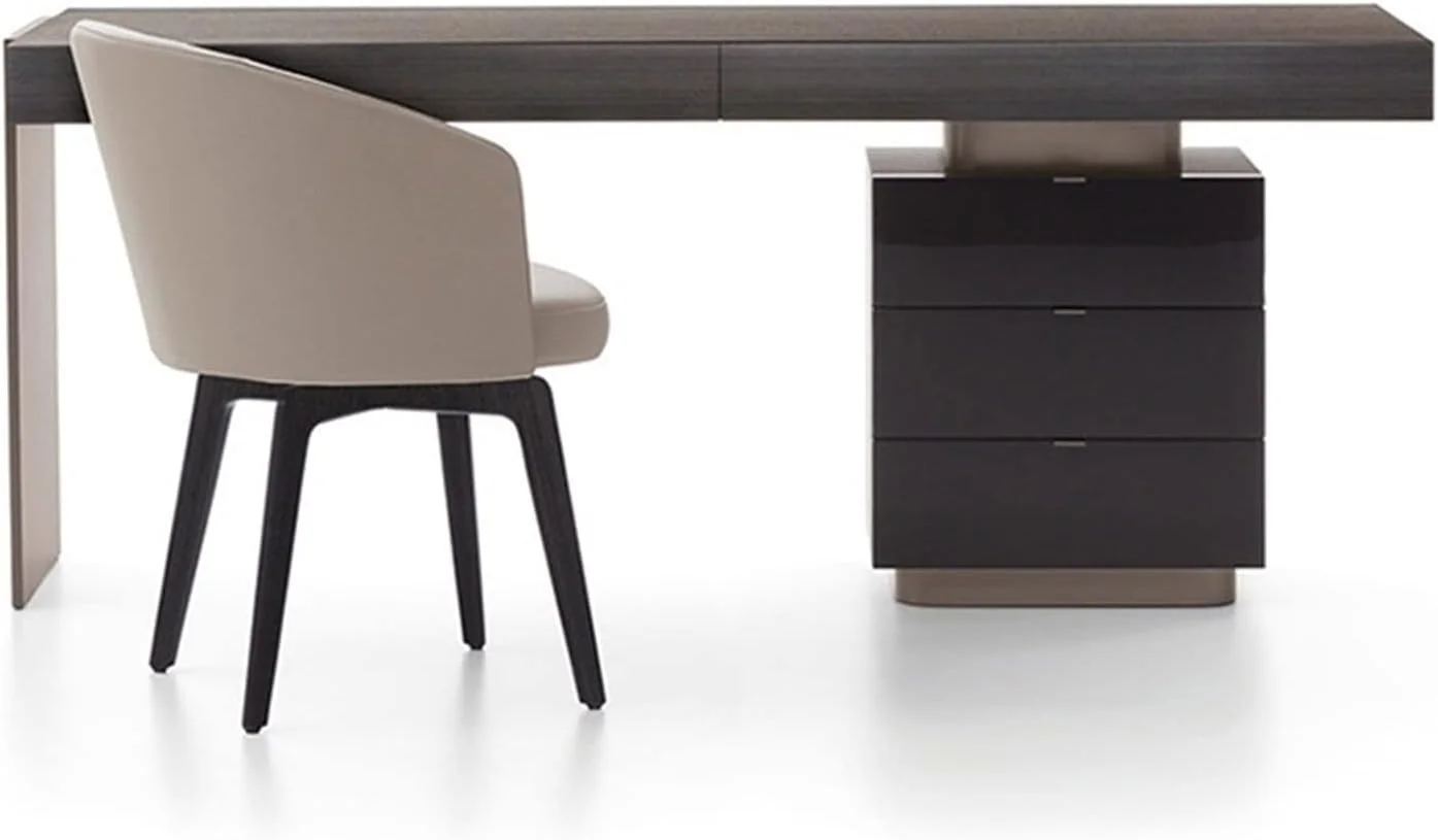 میز کار ZKSKOX و گروه صندلی، میز کامپیوتر اداری خانگی کوچک به سبک اروپایی میز کار ZKSKOX و گروه صندلی، میز کامپیوتر اداری خانگی کوچک به سبک اروپایی