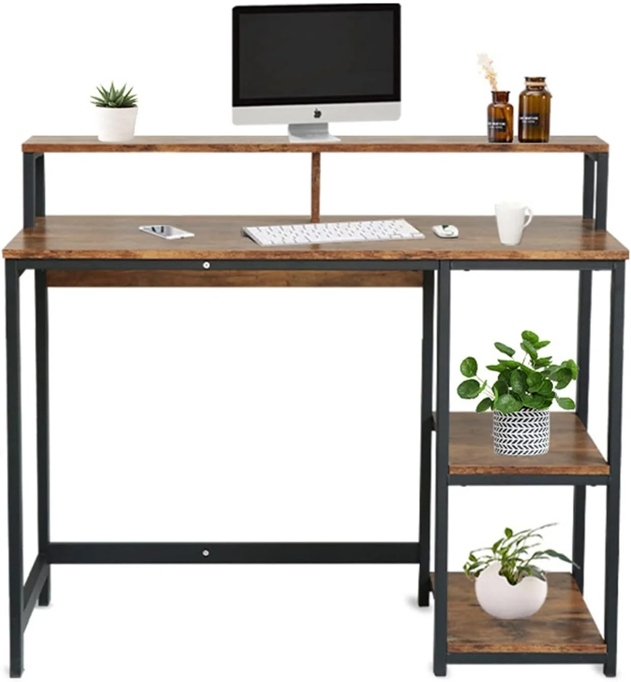 میز کار، میز کامپیوتر ضد لغزش، چند منظوره، مناسب منزل، بدون نیاز به نصب میز کار، میز کامپیوتر ضد لغزش، چند منظوره، مناسب منزل، بدون نیاز به نصب