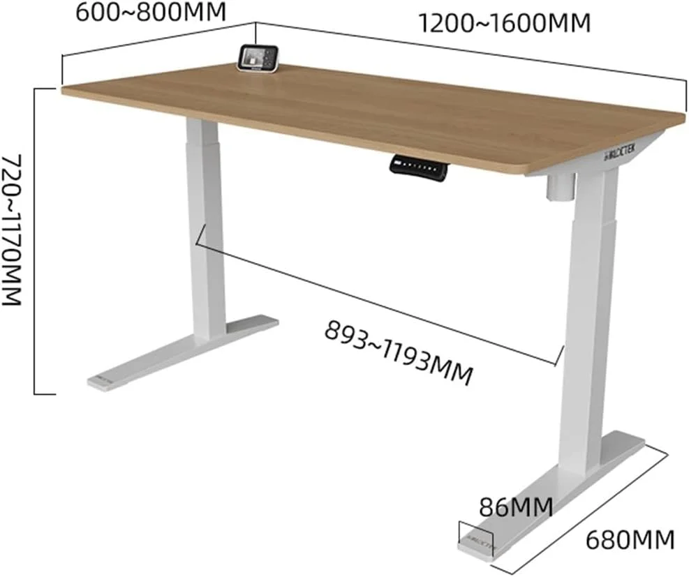 میز کار ZKSKOX، میز بالابر برقی، مناسب برای خانه و دفتر کار، میز کامپیوتر و مطالعه دانش آموزی میز کار ZKSKOX، میز بالابر برقی، مناسب برای خانه و دفتر کار، میز کامپیوتر و مطالعه دانش آموزی