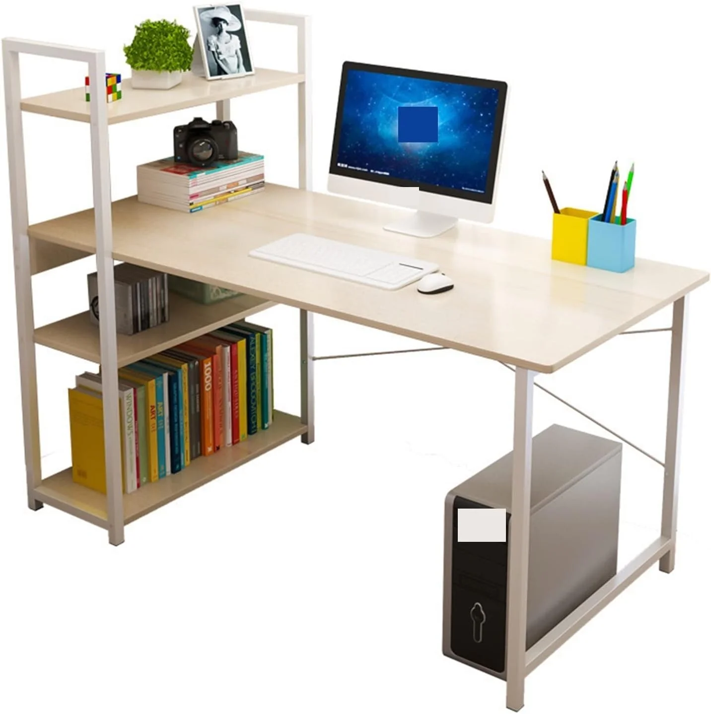 میز کامپیوتر میز تحریر صندلی قفسه کتاب ساده