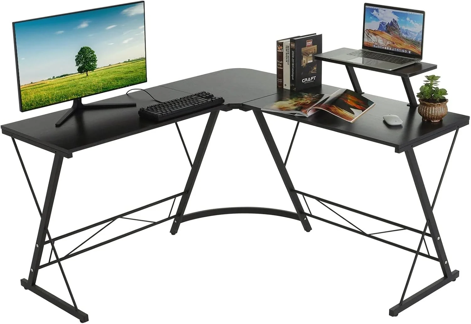 میز کار، میز کامپیوتر، میز اداری ال شکل، تک نفره خانگی، میز گیمینگ گوشه ای میز کار، میز کامپیوتر، میز اداری ال شکل، تک نفره خانگی، میز گیمینگ گوشه ای