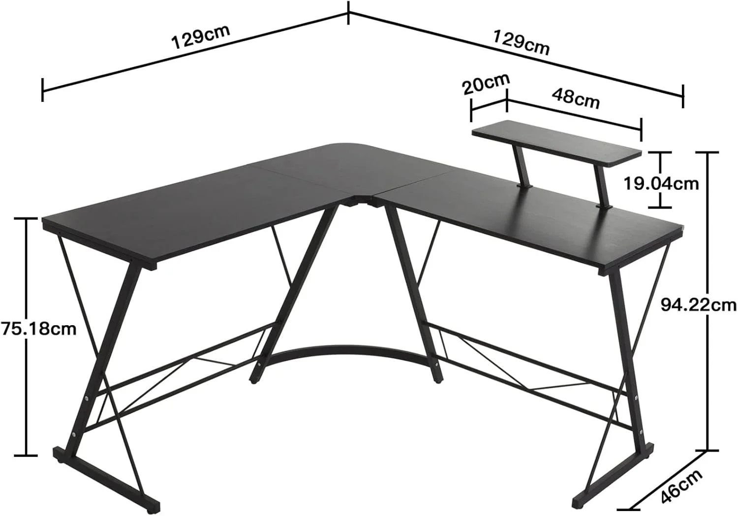 میز کار، میز کامپیوتر، میز اداری ال شکل، تک نفره خانگی، میز گیمینگ گوشه ای میز کار، میز کامپیوتر، میز اداری ال شکل، تک نفره خانگی، میز گیمینگ گوشه ای