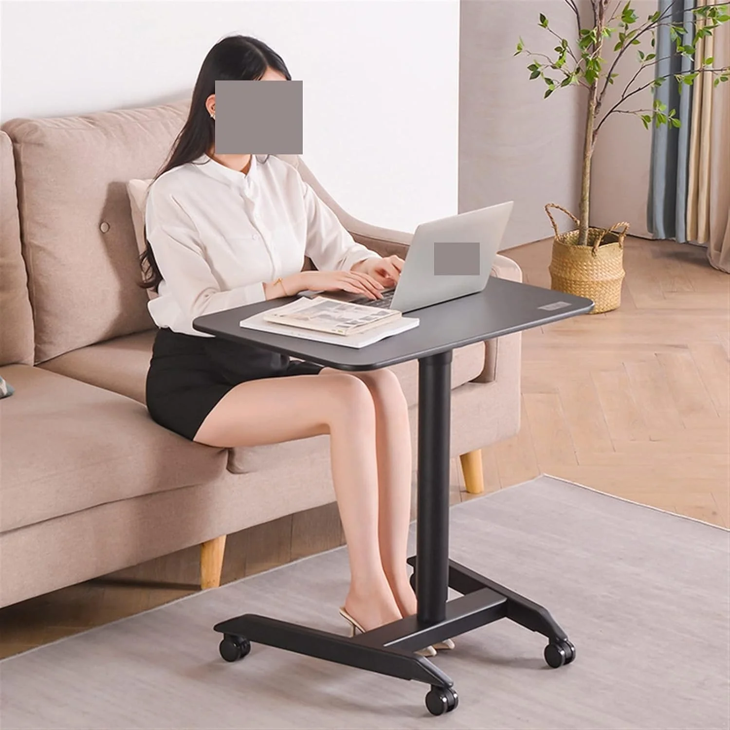 میز کار ZKSKOX، میز متحرک روی تخت، سخنرانی خانگی، میز بالابر پنوماتیک، میز کار، کامپیوتر، کنار تخت میز کار ZKSKOX، میز متحرک روی تخت، سخنرانی خانگی، میز بالابر پنوماتیک، میز کار، کامپیوتر، کنار تخت