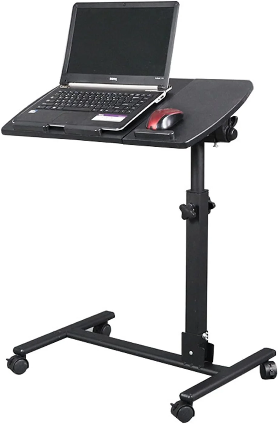 میز کامپیوتر کار ZKSKOX، قابل بلند شدن روی تخت، شیب و چرخش، متحرک، میز تنبل تاشو میز کامپیوتر کار ZKSKOX، قابل بلند شدن روی تخت، شیب و چرخش، متحرک، میز تنبل تاشو