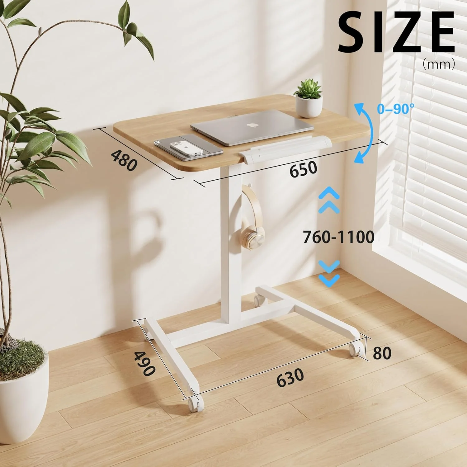 میز ایستاده قابل حمل ETHU با چرخ، شیب 0-90 درجه و ارتفاع قابل تنظیم 76-110 سانتی متر، ایستگاه کاری کامپیوتر، پایه تریبون چرخ دار با قلاب مغناطیسی، میز لپ تاپ کنار تخت برای خانه، دفتر، افرا میز ایستاده قابل حمل ETHU با چرخ، شیب 0-90 درجه و ارتفاع قابل تنظیم 76-110 سانتی متر، ایستگاه کاری کامپیوتر، پایه تریبون چرخ دار با قلاب مغناطیسی، میز لپ تاپ کنار تخت برای خانه، دفتر، افرا