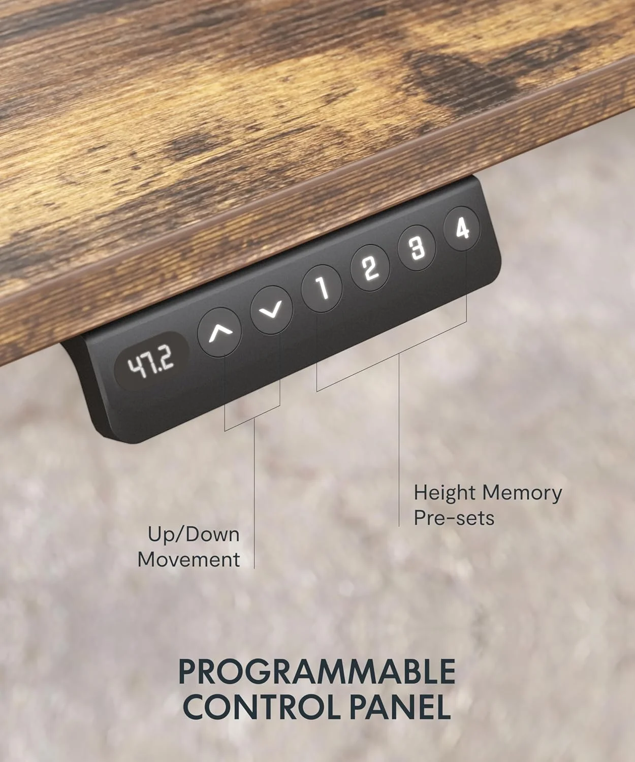 میز تحریر ایستاده یک تکه FLEXISPOT EN1 با قابلیت تنظیم ارتفاع برقی برای دفتر کار خانگی (سفید + بامبو، 120x60 سانتی متر) میز تحریر ایستاده یک تکه FLEXISPOT EN1 با قابلیت تنظیم ارتفاع برقی برای دفتر کار خانگی (سفید + بامبو، 120x60 سانتی متر)