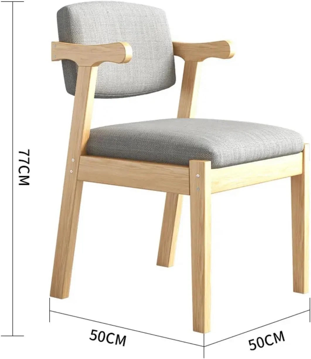 صندلی استراحت چوبی جامد لیموس با دسته ارگونومیک، صندلی رستورانی، صندلی مذاکره خانگی (فقط صندلی سفید) صندلی استراحت چوبی جامد لیموس با دسته ارگونومیک، صندلی رستورانی، صندلی مذاکره خانگی (فقط صندلی سفید)