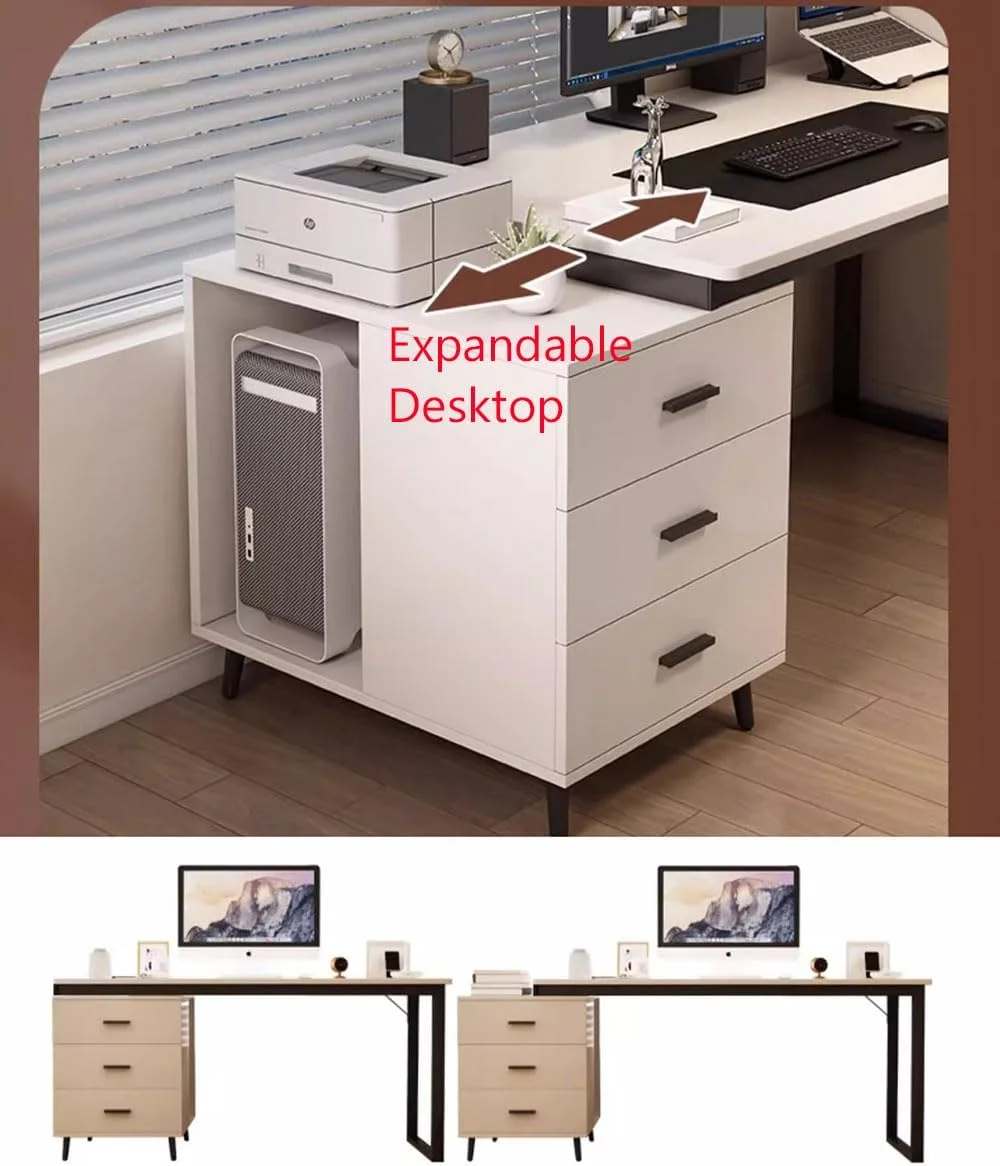 میز کامپیوتر خانگی IEW با قفسه کیس، 120x60x75 سانتی متر، میز بزرگ چند منظوره برای مطالعه، کار و نوشتن، میز اداری اجرایی با کشو و صفحه میز قابل گسترش برای قرار دادن مینی پرینتر، کتاب و فایل میز کامپیوتر خانگی IEW با قفسه کیس، 120x60x75 سانتی متر، میز بزرگ چند منظوره برای مطالعه، کار و نوشتن، میز اداری اجرایی با کشو و صفحه میز قابل گسترش برای قرار دادن مینی پرینتر، کتاب و فایل