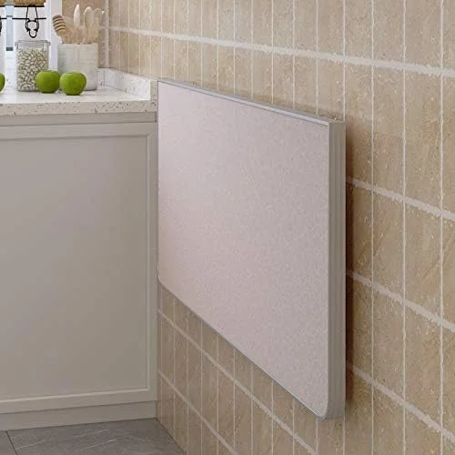 میز تاشو دیواری، میز کوچک تاشو دیواری، میز کامپیوتر، قفسه کتاب، لبه آلیاژ آلومینیوم، 20 سایز