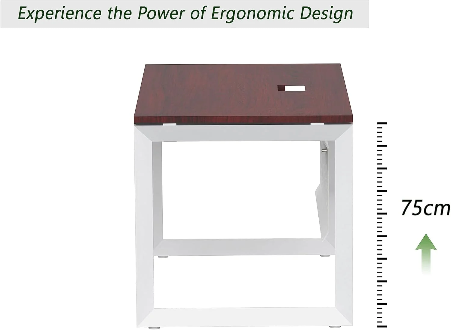 میز کار مدرن Mahmayi Vorm 136-16 - میز MDF چند منظوره با مدیریت کابل هوشمند، ایمن و قوی - ایده آل برای استفاده در خانه و دفتر (بدون کشو) (160 سانتی متر، آلبالویی)