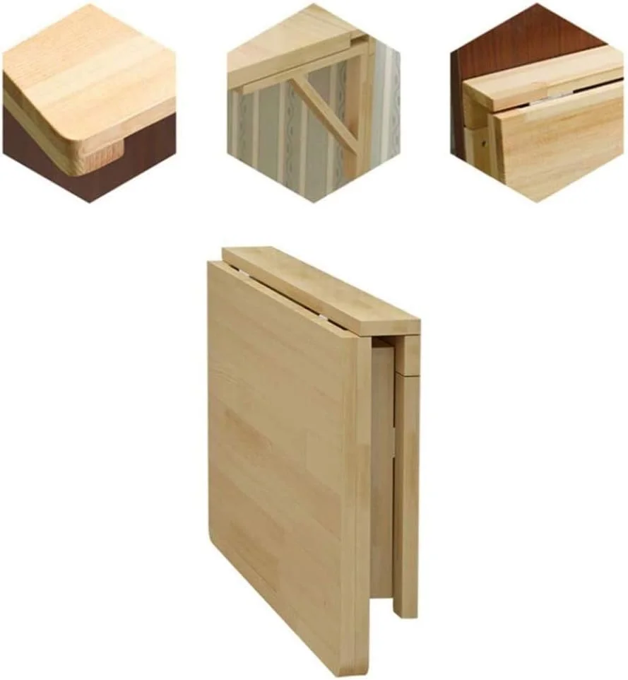 میز کار تاشو دیواری، میز تحریر تاشو، مناسب برای اتاق مطالعه، اتاق خواب، حمام یا بالکن، 80 * 60 سانتی متر