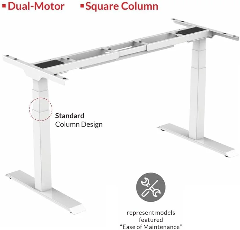 میز مدرن با قابلیت تنظیم ارتفاع الکترونیکی Mahmayi Lift-12 به همراه مدیریت کابل - میز کارآمد اداری با 2 سوراخ برای فضاهای کاری منظم و ارگونومی قابل تنظیم (سفید، 120 سانتی متر) میز مدرن با قابلیت تنظیم ارتفاع الکترونیکی Mahmayi Lift-12 به همراه مدیریت کابل - میز کارآمد اداری با 2 سوراخ برای فضاهای کاری منظم و ارگونومی قابل تنظیم (سفید، 120 سانتی متر)