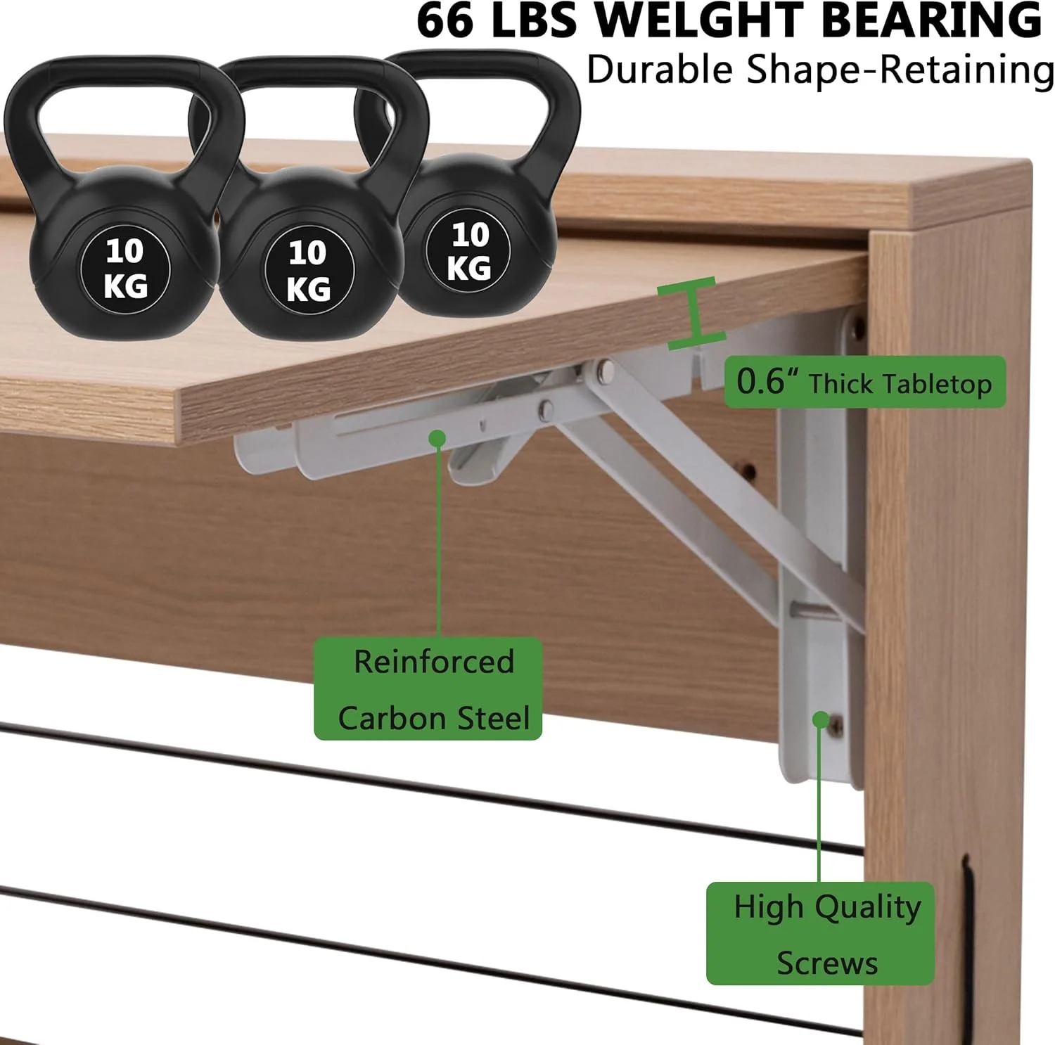 میز تاشو دیواری SKVSKV، میز شناور تاشو برای فضاهای کوچک، میز دیواری برای ایستگاه کاری کامپیوتر اداری خانگی، میز کار مطالعه، غذاخوری آشپزخانه (63*41.4 سانتی متر، رنگ چوب) میز تاشو دیواری SKVSKV، میز شناور تاشو برای فضاهای کوچک، میز دیواری برای ایستگاه کاری کامپیوتر اداری خانگی، میز کار مطالعه، غذاخوری آشپزخانه (63*41.4 سانتی متر، رنگ چوب)