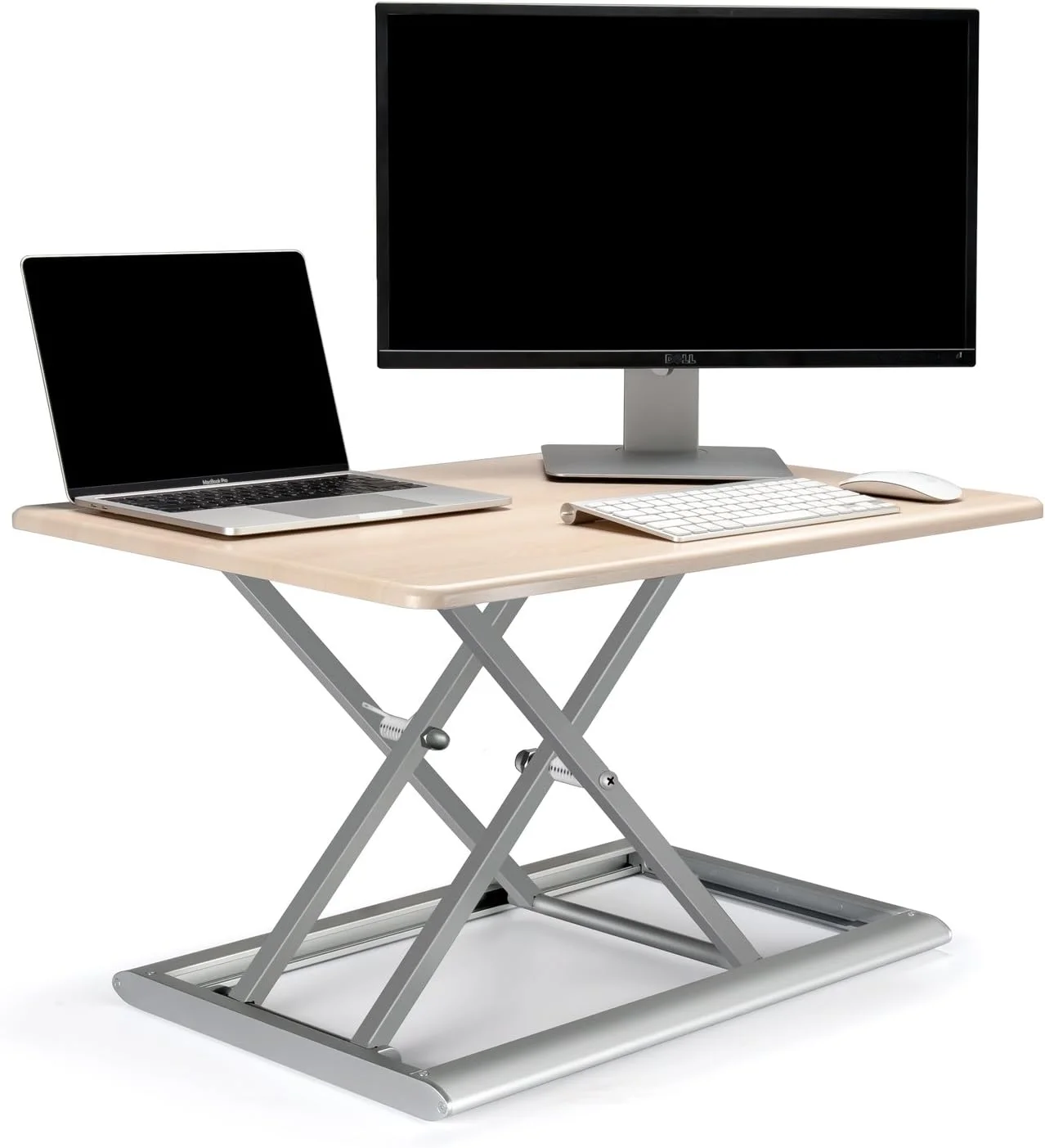 تبدیل کننده میز ایستاده با قابلیت تنظیم ارتفاع مناسب برای لپ تاپ و مانیتور تبدیل کننده میز ایستاده با قابلیت تنظیم ارتفاع مناسب برای لپ تاپ و مانیتور