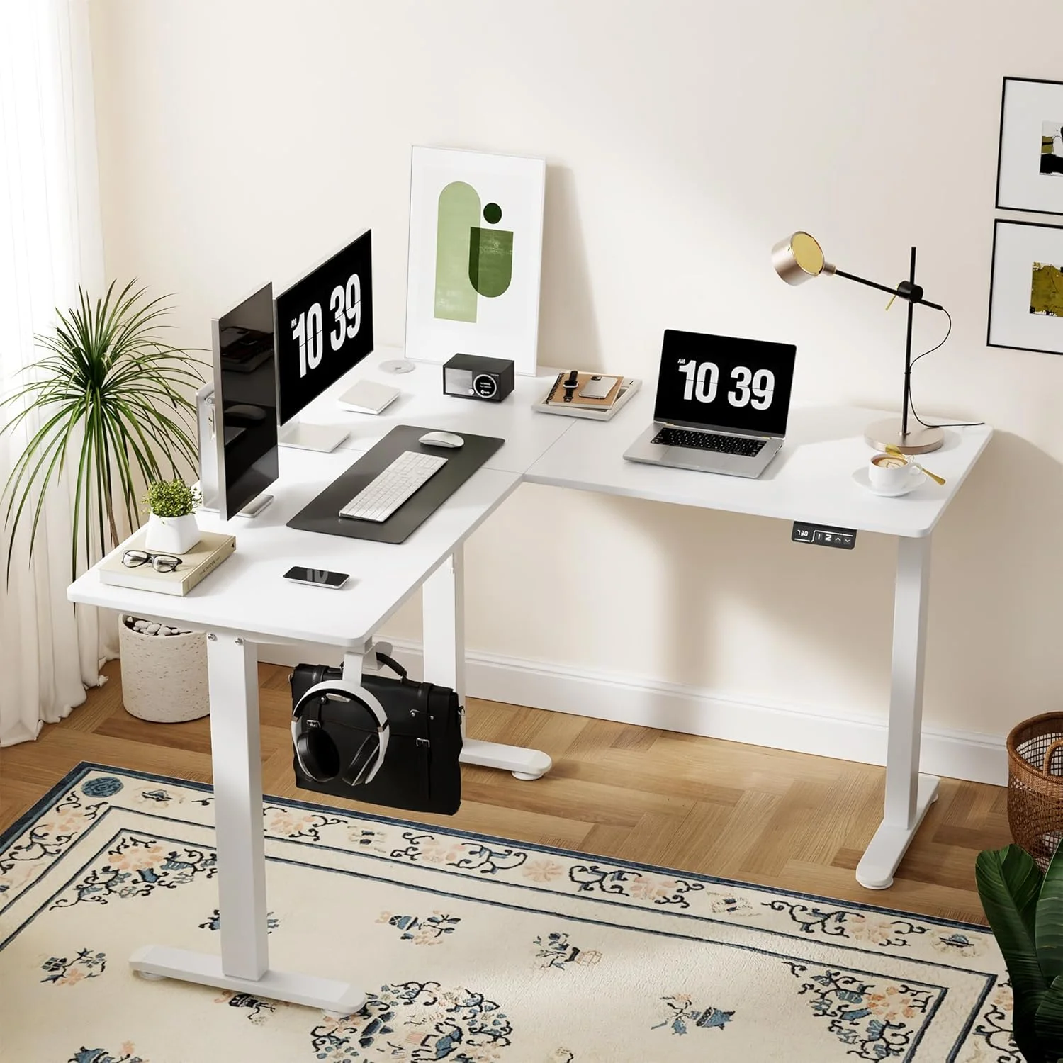 میز ایستاده قابل تنظیم ارتفاع مدل L شکل، میز گیمینگ برقی، میز متحرک 160 * 140 سانتی متر، میز اداری قابل تنظیم، میز کامپیوتر ایستاده، میز کامپیوتر اداری میز ایستاده قابل تنظیم ارتفاع مدل L شکل، میز گیمینگ برقی، میز متحرک 160 * 140 سانتی متر، میز اداری قابل تنظیم، میز کامپیوتر ایستاده، میز کامپیوتر اداری