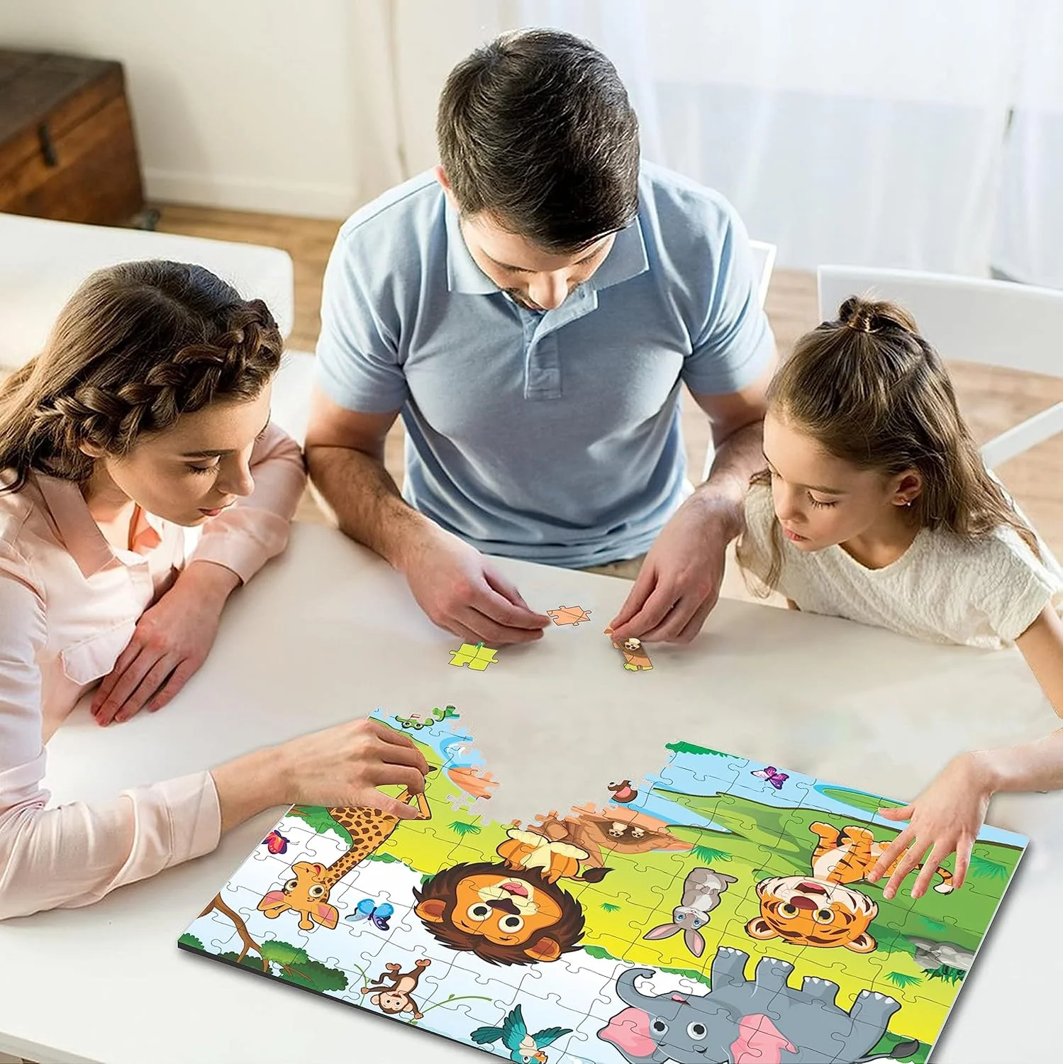 پازل 100 تکه پارک جنگلی Ankit Toys & Games برای خانواده و کودکان 6 سال به بالا - | اسباب بازی های آموزشی و یادگیری پازل