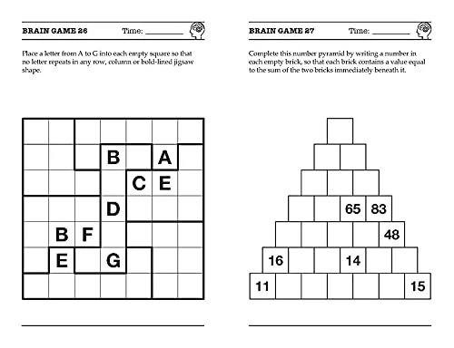 بازی های فکری برای بزرگسالان: پازل های ترکیبی و معماهای هوشمندانه برای به چالش کشیدن هوش شما بازی های فکری برای بزرگسالان: پازل های ترکیبی و معماهای هوشمندانه برای به چالش کشیدن هوش شما