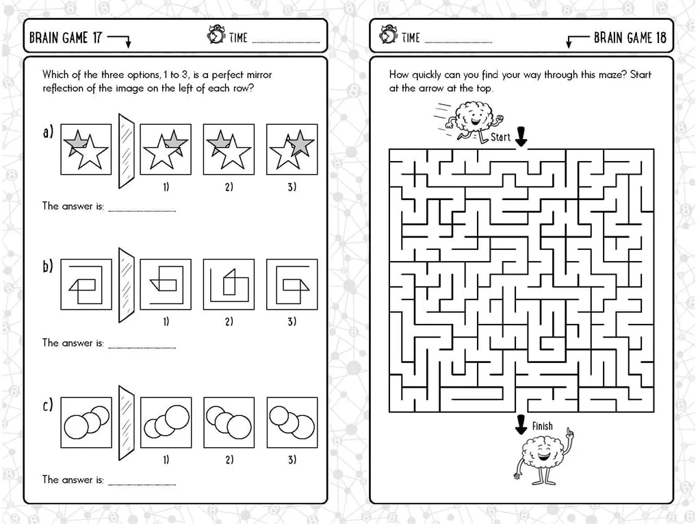 بازی های فکری برای کودکان باهوش 8 ساله: بیش از 100 پازل برای تقویت هوش بازی های فکری برای کودکان باهوش 8 ساله: بیش از 100 پازل برای تقویت هوش