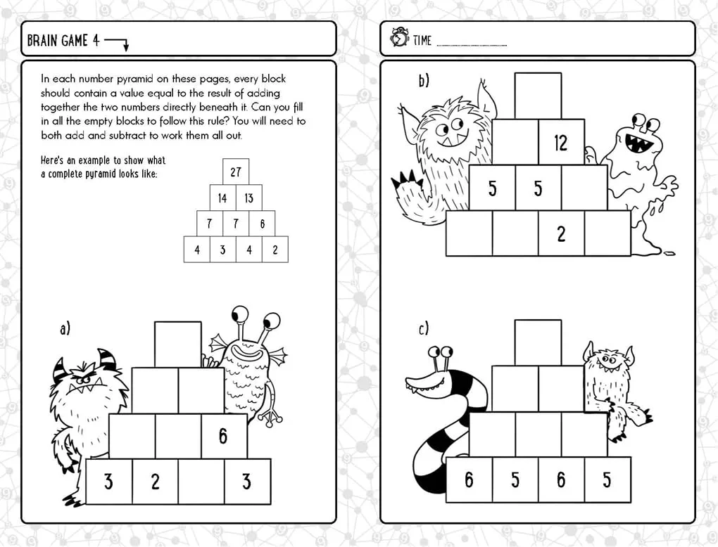 بازی های فکری برای کودکان باهوش 9 ساله: بیش از 100 پازل برای تقویت هوش بازی های فکری برای کودکان باهوش 9 ساله: بیش از 100 پازل برای تقویت هوش