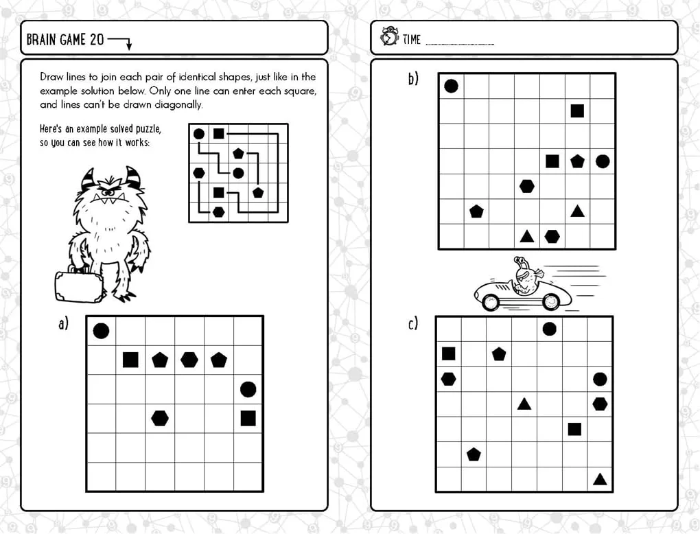 بازی های فکری برای کودکان باهوش 9 ساله: بیش از 100 پازل برای تقویت هوش بازی های فکری برای کودکان باهوش 9 ساله: بیش از 100 پازل برای تقویت هوش