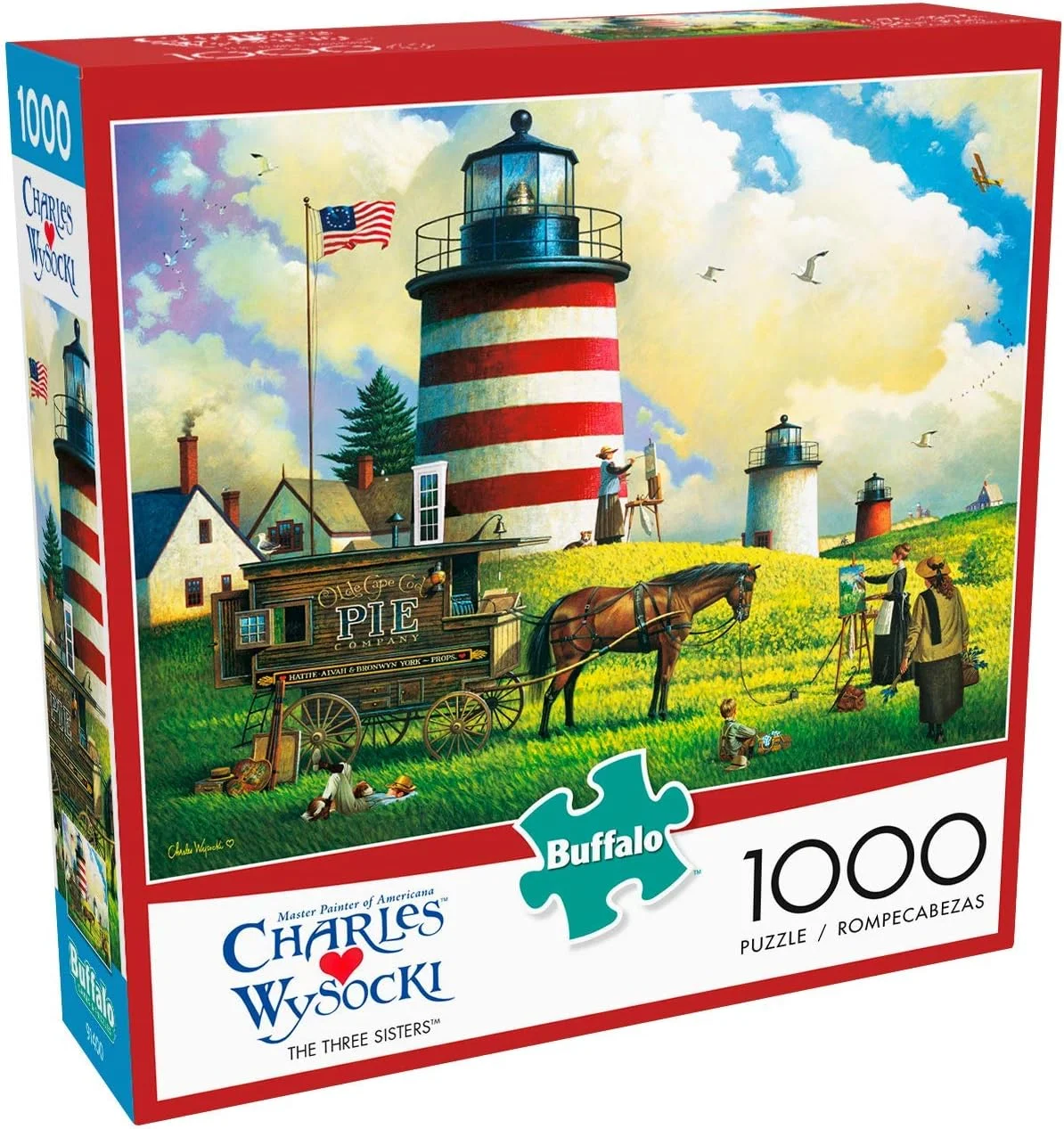 بازی بوفالو گیمز - چارلز ویسوکی - سه خواهر - پازل 1000 تکه