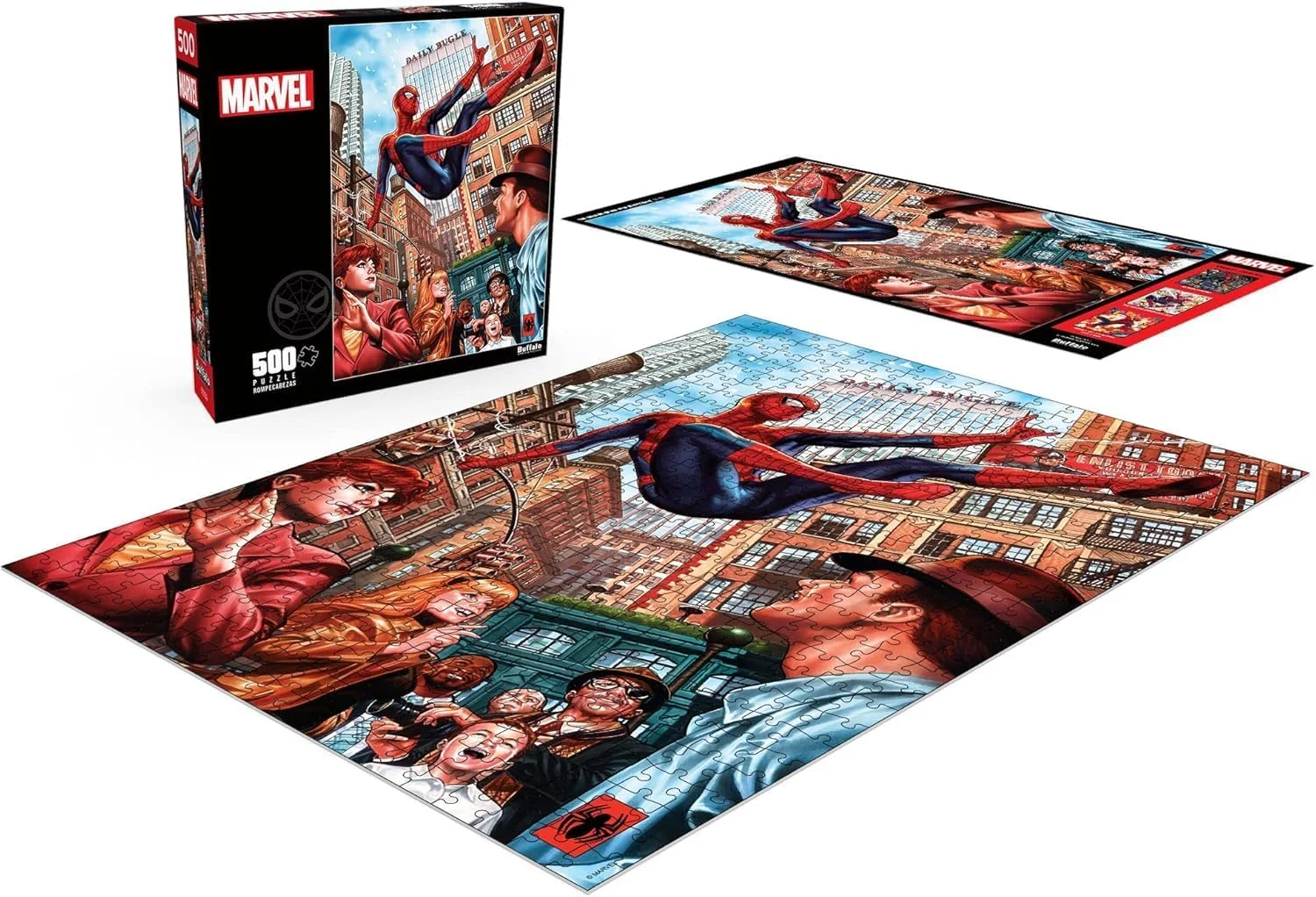 بازی پازل 500 تکه با طرح مرد عنکبوتی شگفت انگیز شماره 24 از بافالو گیمز - یک پازل چالش برانگیز عالی برای بزرگسالان و شب های بازی بازی پازل 500 تکه با طرح مرد عنکبوتی شگفت انگیز شماره 24 از بافالو گیمز - یک پازل چالش برانگیز عالی برای بزرگسالان و شب های بازی