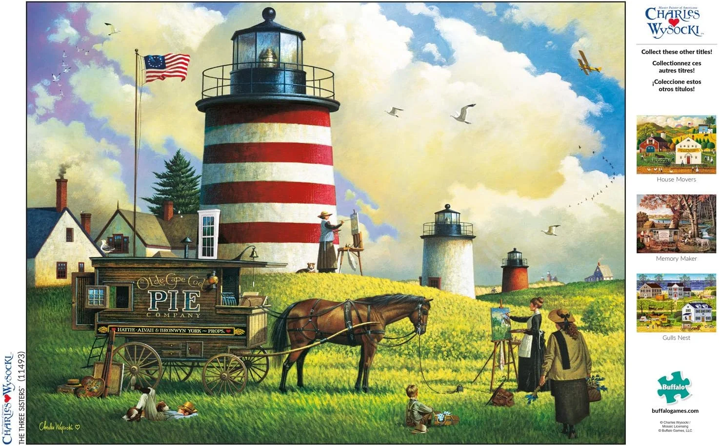 بازی بوفالو گیمز - چارلز ویسوکی - سه خواهر - پازل 1000 تکه بازی بوفالو گیمز - چارلز ویسوکی - سه خواهر - پازل 1000 تکه