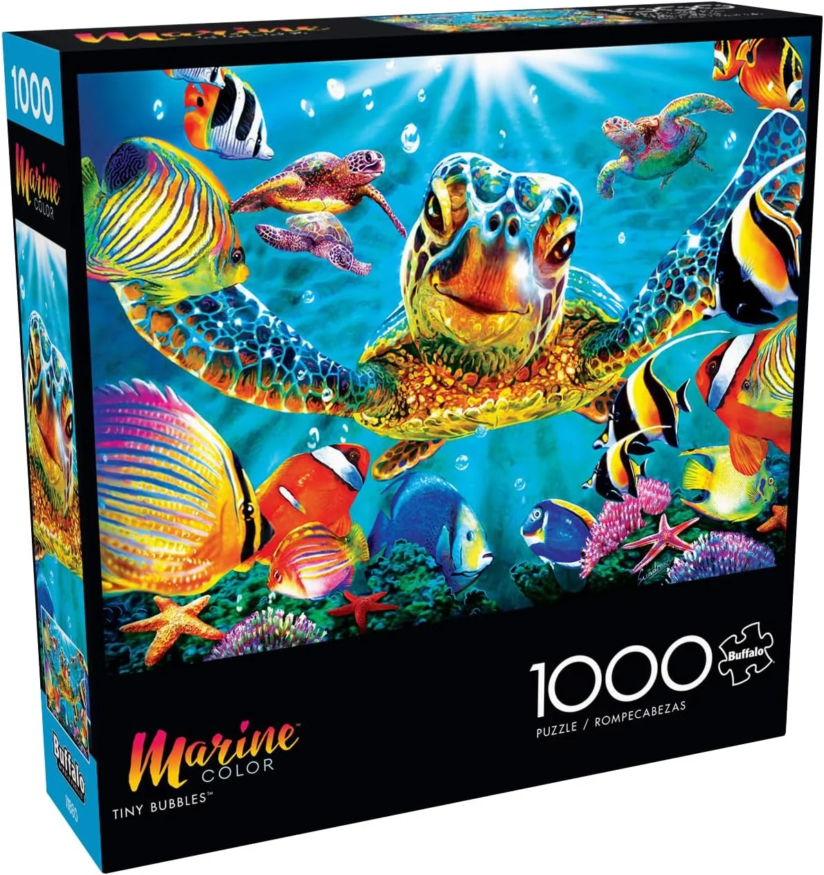 بازی بوفالو - حباب های کوچک - پازل اره منبت کاری 1000 تکه بازی بوفالو - حباب های کوچک - پازل اره منبت کاری 1000 تکه