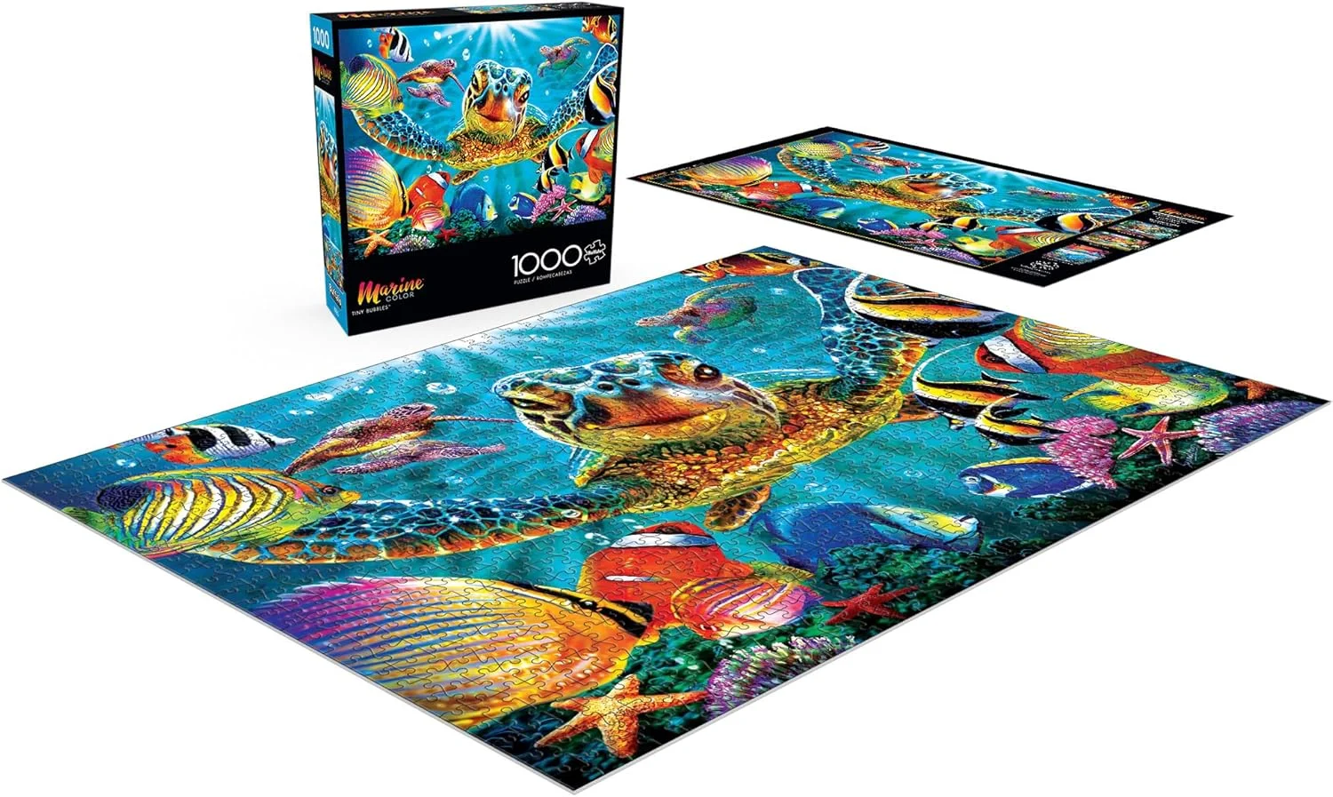 بازی بوفالو - حباب های کوچک - پازل اره منبت کاری 1000 تکه