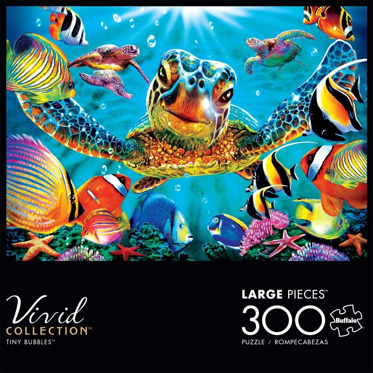 بازی بوفالو گیمز - مجموعه زنده - حباب های کوچک - پازل 300 تکه بزرگ بازی بوفالو گیمز - مجموعه زنده - حباب های کوچک - پازل 300 تکه بزرگ