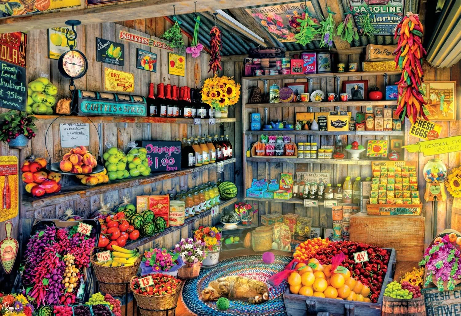 بازی بوفالو - محصولات تازه مزرعه - پازل 2000 تکه