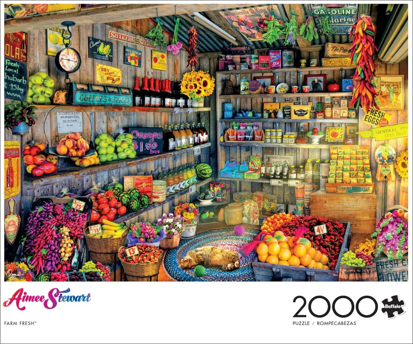 بازی بوفالو - محصولات تازه مزرعه - پازل 2000 تکه