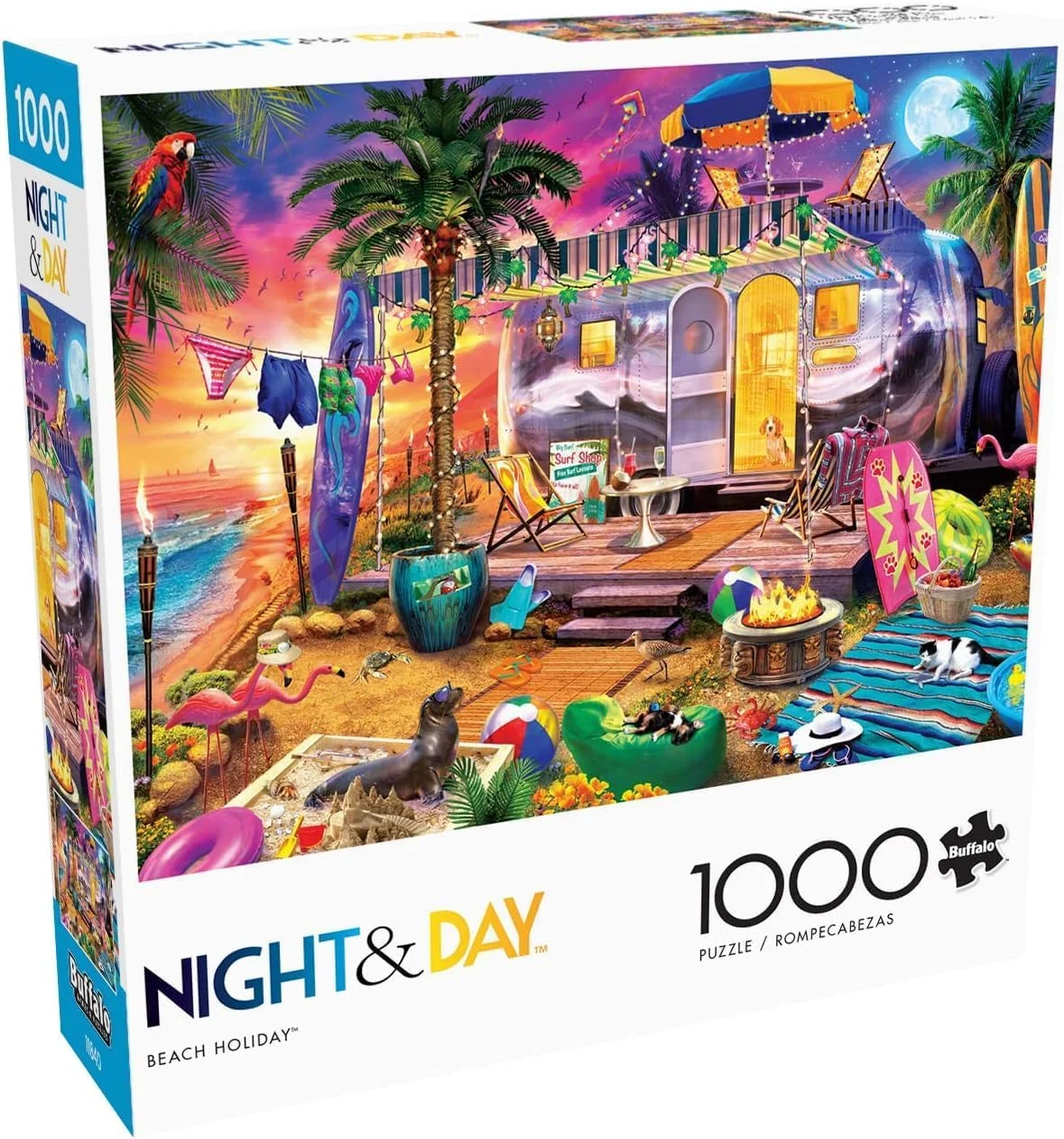 بازی بوفالو - تعطیلات ساحلی - پازل 1000 تکه
