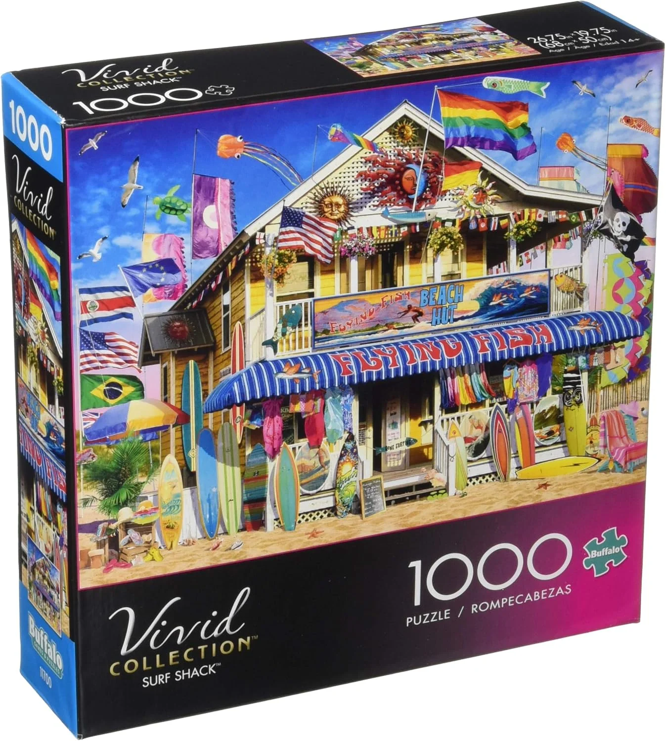 بازی بوفالو - کلبه موج سواری - پازل 1000 تکه