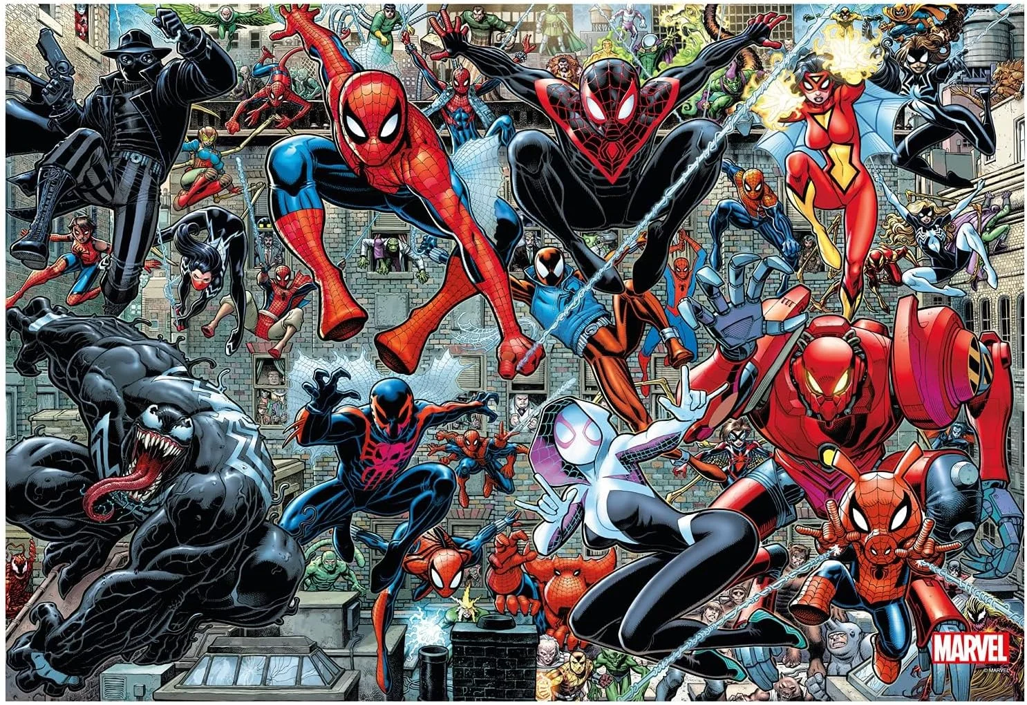 بازی بوفالو - دنیای عنکبوتی - پازل 2000 تکه برای بزرگسالان، پازل چالش برانگیز مناسب برای شب های بازی - اندازه نهایی 2000 تکه 97.79 در 67.31 سانتی متر است بازی بوفالو - دنیای عنکبوتی - پازل 2000 تکه برای بزرگسالان، پازل چالش برانگیز مناسب برای شب های بازی - اندازه نهایی 2000 تکه 97.79 در 67.31 سانتی متر است