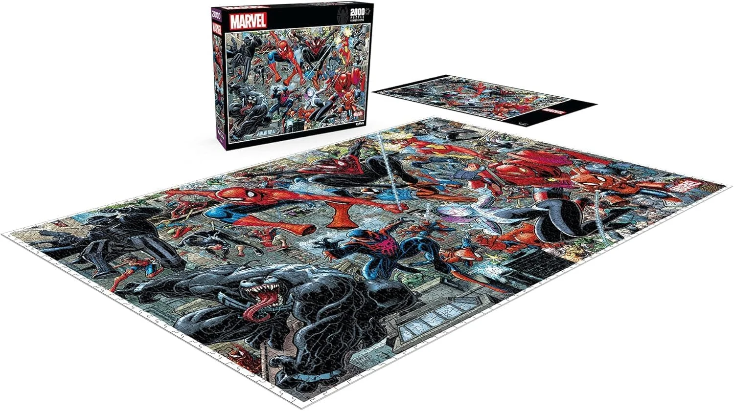 بازی بوفالو - دنیای عنکبوتی - پازل 2000 تکه برای بزرگسالان، پازل چالش برانگیز مناسب برای شب های بازی - اندازه نهایی 2000 تکه 97.79 در 67.31 سانتی متر است بازی بوفالو - دنیای عنکبوتی - پازل 2000 تکه برای بزرگسالان، پازل چالش برانگیز مناسب برای شب های بازی - اندازه نهایی 2000 تکه 97.79 در 67.31 سانتی متر است