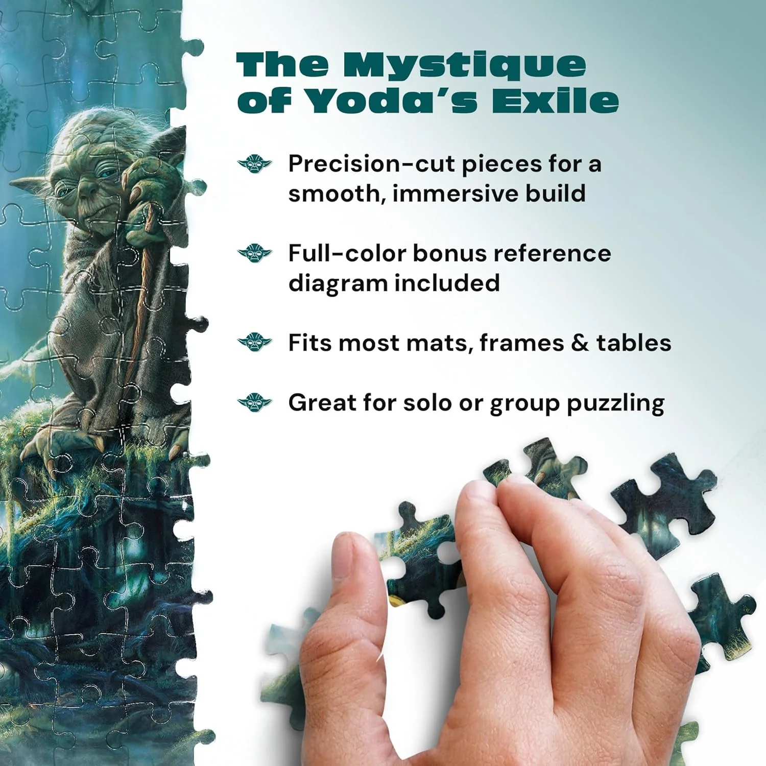 پازل 1000 تکه جنگ ستارگان بوفالو گیمز - مجموعه هنرهای زیبا - یودا