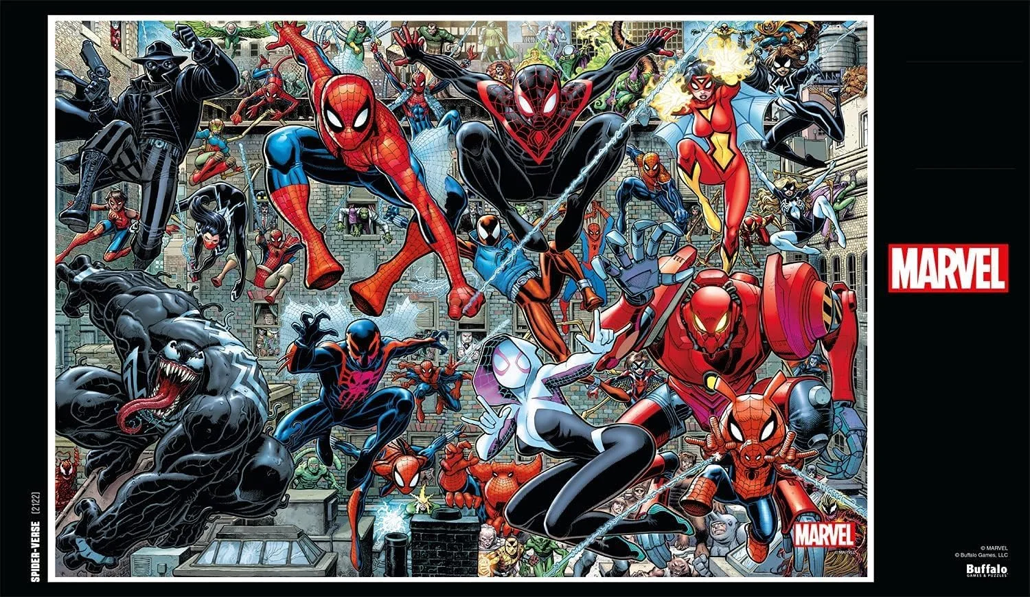 بازی بوفالو - دنیای عنکبوتی - پازل 2000 تکه برای بزرگسالان، پازل چالش برانگیز مناسب برای شب های بازی - اندازه نهایی 2000 تکه 97.79 در 67.31 سانتی متر است بازی بوفالو - دنیای عنکبوتی - پازل 2000 تکه برای بزرگسالان، پازل چالش برانگیز مناسب برای شب های بازی - اندازه نهایی 2000 تکه 97.79 در 67.31 سانتی متر است