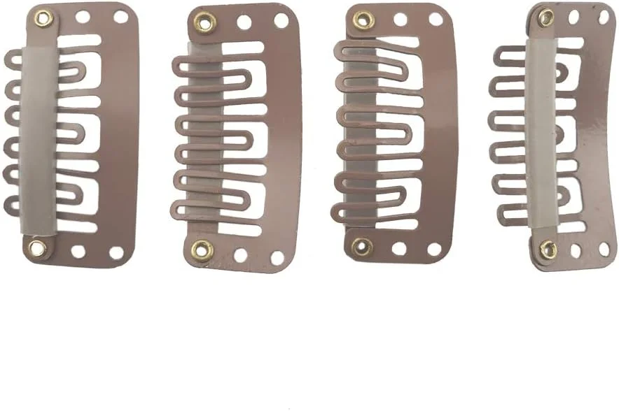 بسته 20 عددی گیره مویی فلزی یسمین برای اکستنشن و بافت مو (32 میلی متر، قهوه ای) بسته 20 عددی گیره مویی فلزی یسمین برای اکستنشن و بافت مو (32 میلی متر، قهوه ای)