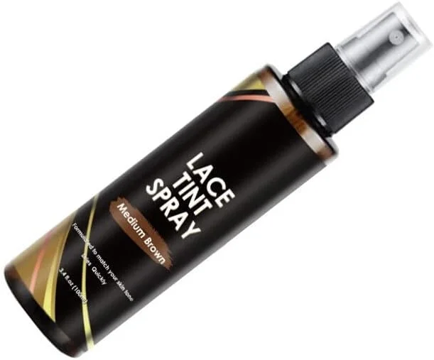 اسپری رنگ توری مو زنانه 100 میلی لیتری، ابزار یکنواخت حالت دهنده مو، اسپری چسب اکستنشن موی طبیعی بانوان، ابزار آرایشگری، قهوه ای تیره