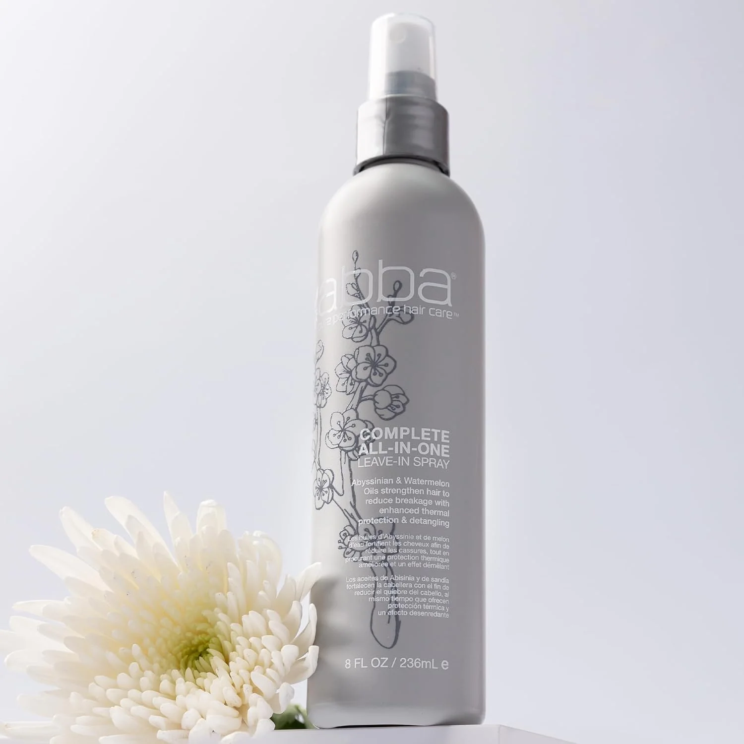 اسپری نرم کننده کامل و یکپارچه ABBA، ۲۳۶ میلی لیتر، نرم کننده سبک برای رطوبت و استحکام، کنترل وز، محافظ حرارتی، مناسب برای انواع مو اسپری نرم کننده کامل و یکپارچه ABBA، ۲۳۶ میلی لیتر، نرم کننده سبک برای رطوبت و استحکام، کنترل وز، محافظ حرارتی، مناسب برای انواع مو