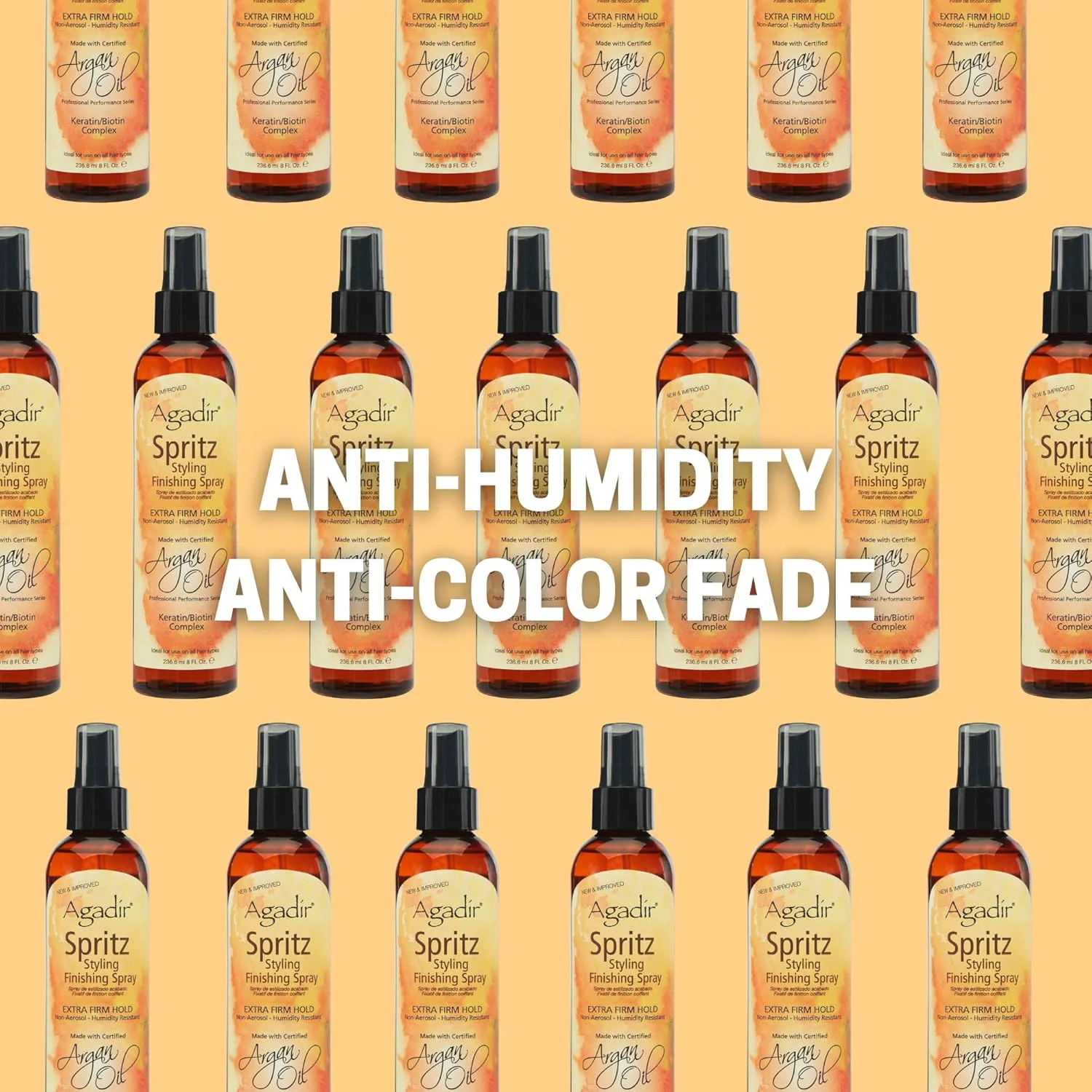 اسپری حالت دهنده و فینیشینگ روغن آرگان آغادیر - نگهدارنده فوق العاده قوی - 236 میلی لیتر